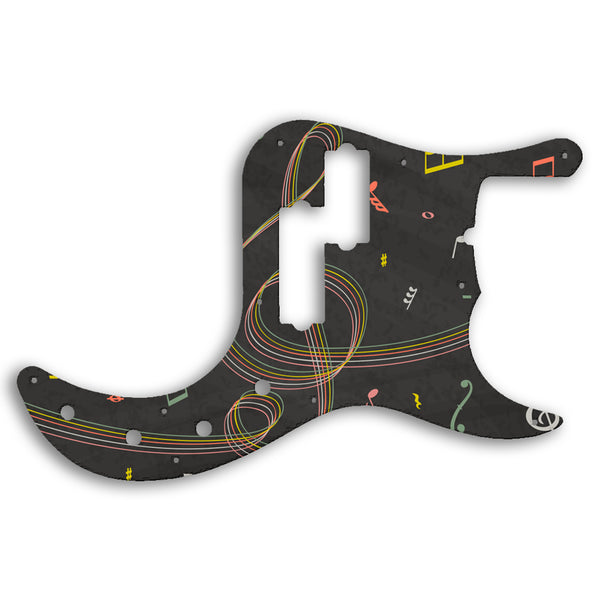 Fender Replacement Fender Precision Bass 5 String American Deluxe Pickguard Custom Pickguard Scratchplate Music Design