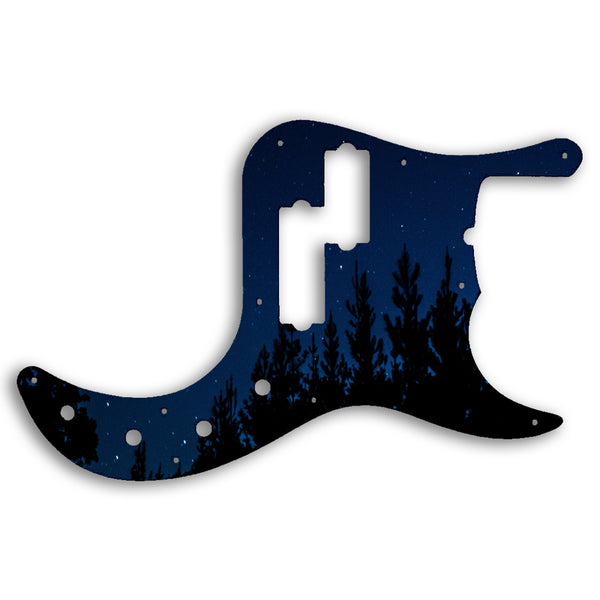 Fender Replacement Fender Precision Bass 5 String American Deluxe Pickguard Custom Pickguard Scratchplate NIGHT Design