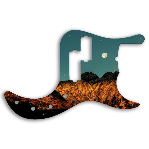 Fender Replacement Fender Precision Bass 5 String American Deluxe Pickguard Custom Pickguard Scratchplate NIGHT Design