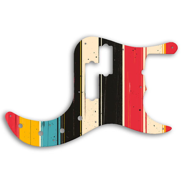 Fender Replacement Fender Precision Bass 5 String American Deluxe Pickguard Custom Pickguard Scratchplate RETRO Design