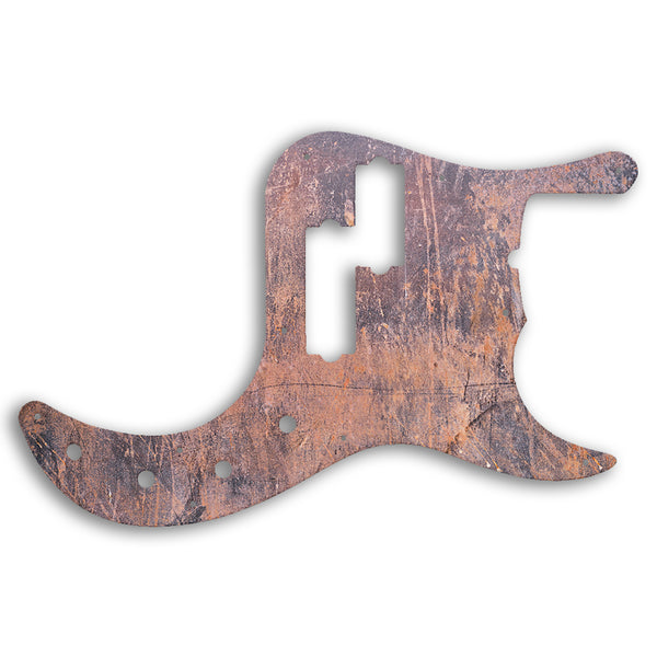 Fender Replacement Fender Precision Bass 5 String American Deluxe Pickguard Custom Pickguard Scratchplate Rust Design