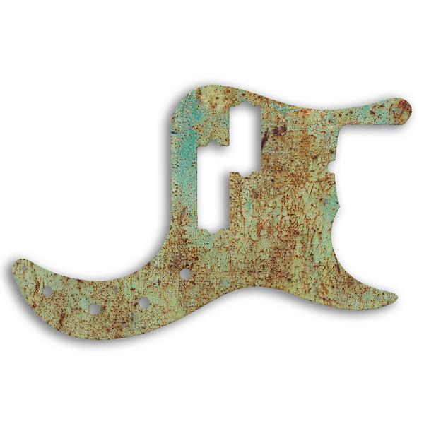 Fender Replacement Fender Precision Bass 5 String American Deluxe Pickguard Custom Pickguard Scratchplate Rust Design