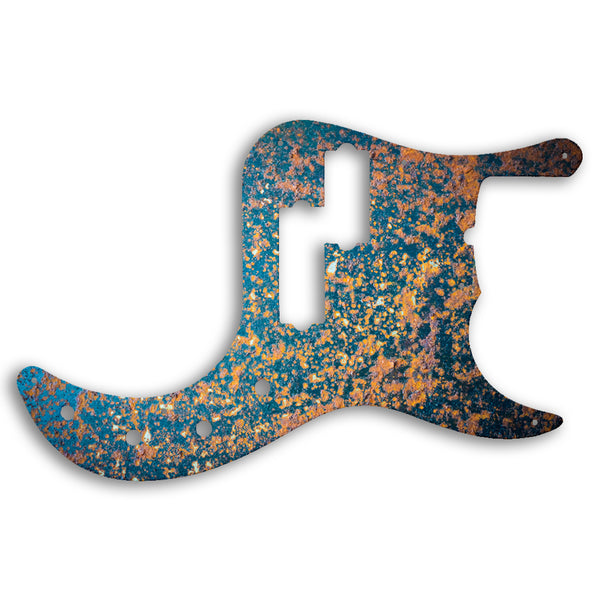 Fender Replacement Fender Precision Bass 5 String American Deluxe Pickguard Custom Pickguard Scratchplate Rust Design