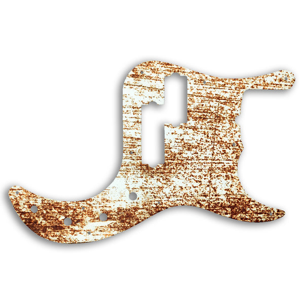 Fender Replacement Fender Precision Bass 5 String American Deluxe Pickguard Custom Pickguard Scratchplate Rust Design