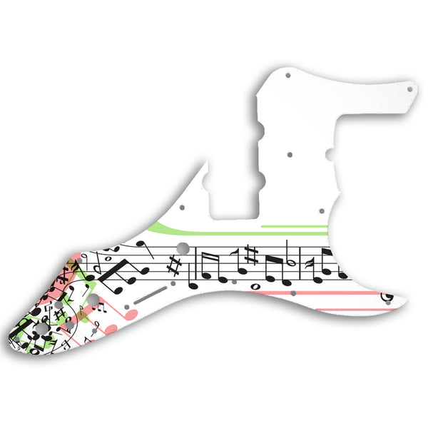 Fender Roscoe Beck Iv (4 String) Bass Custom Pickguard Scratchplate Music Design