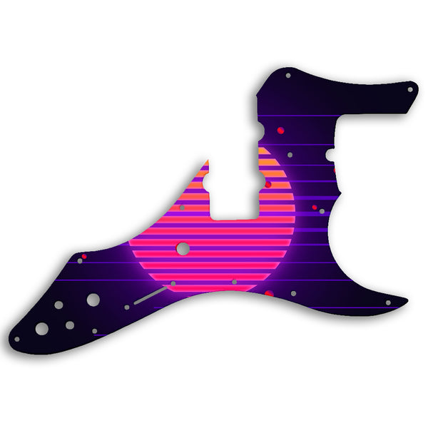 Fender Roscoe Beck Iv (4 String) Bass Custom Pickguard Scratchplate TRON Design