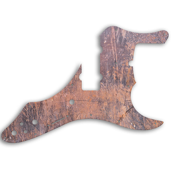 Fender Roscoe Beck V (5 String) Bass Custom Pickguard Scratchplate Rust Design