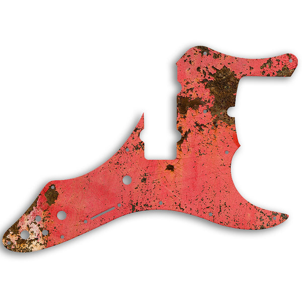 Fender Roscoe Beck V (5 String) Bass Custom Pickguard Scratchplate Rust Design