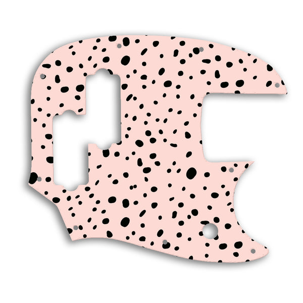 Fender SHORT SCALE MUSTANG BASS PJ Custom Pickguard Scratchplate GIRLY Design