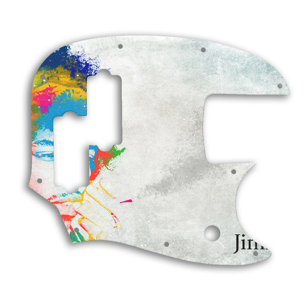 Fender SHORT SCALE MUSTANG BASS PJ Custom Pickguard Scratchplate Jimi Design