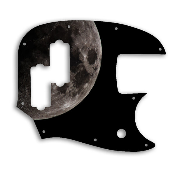 Fender SHORT SCALE MUSTANG BASS PJ Custom Pickguard Scratchplate MOON Design