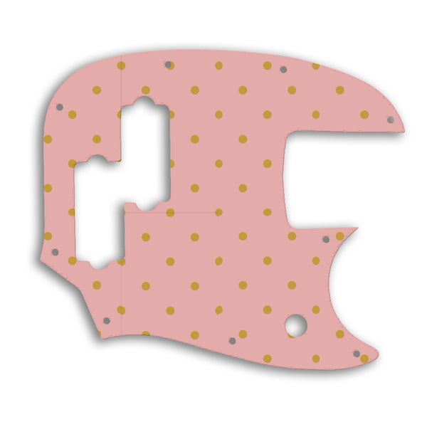 Fender SHORT SCALE MUSTANG BASS PJ Custom Pickguard Scratchplate Pattern Design