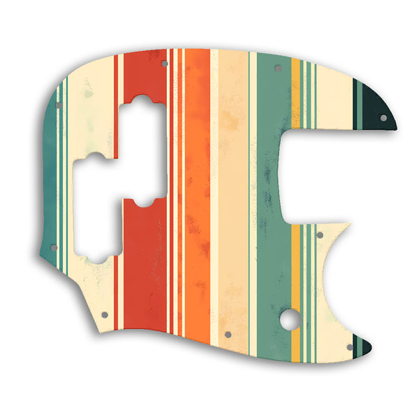 Fender SHORT SCALE MUSTANG BASS PJ Custom Pickguard Scratchplate RETRO Design