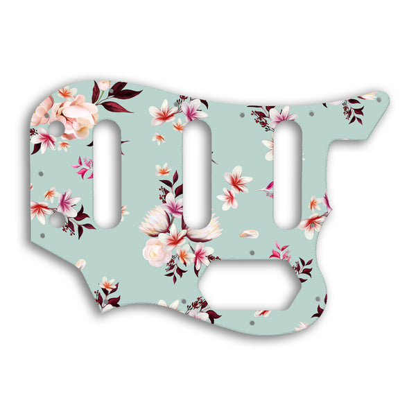 Fender Squier By Fender Vintage Modified Bass VI Custom Pickguard Scratchplate FLOWERS Design