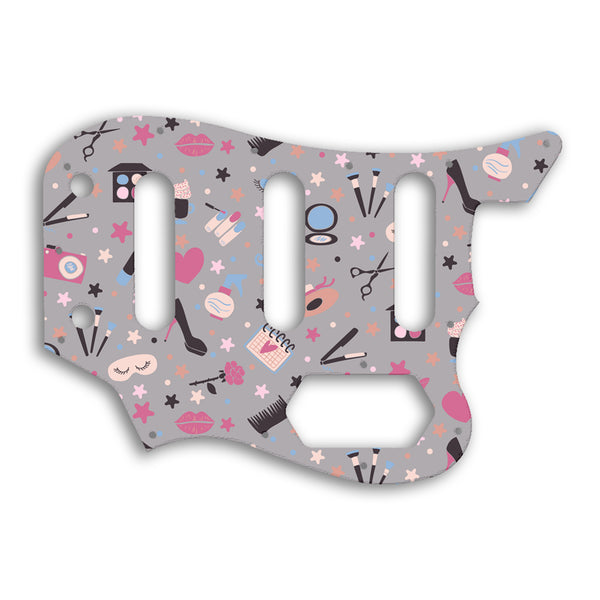 Fender Squier By Fender Vintage Modified Bass VI Custom Pickguard Scratchplate GIRLY Design