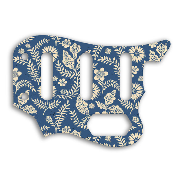 Fender Squier By Fender Vintage Modified Bass VI Custom Pickguard Scratchplate INDIAN_FLORAL Design