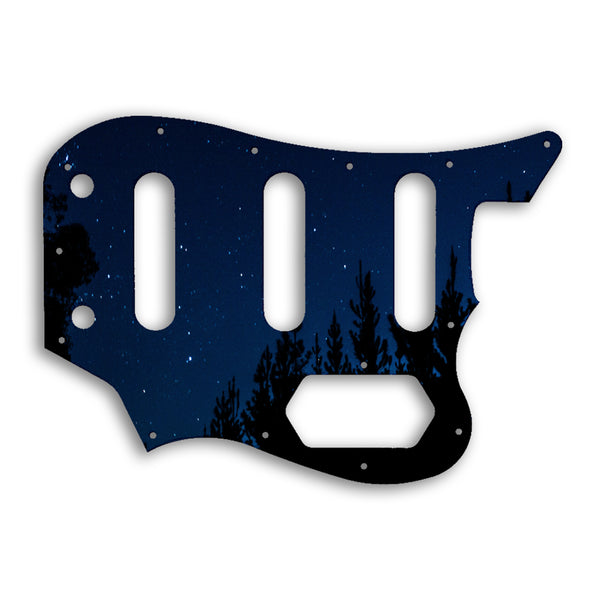 Fender Squier By Fender Vintage Modified Bass VI Custom Pickguard Scratchplate NIGHT Design