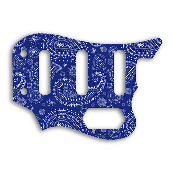 Fender Squier By Fender Vintage Modified Bass VI Custom Pickguard Scratchplate Paisley Design