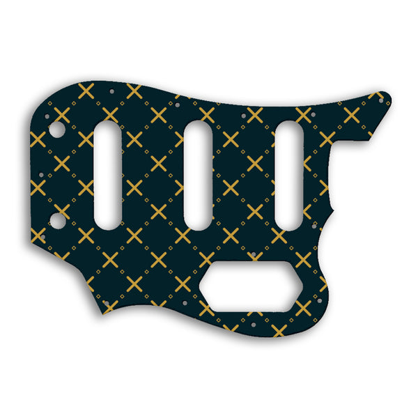 Fender Squier By Fender Vintage Modified Bass VI Custom Pickguard Scratchplate Pattern Design