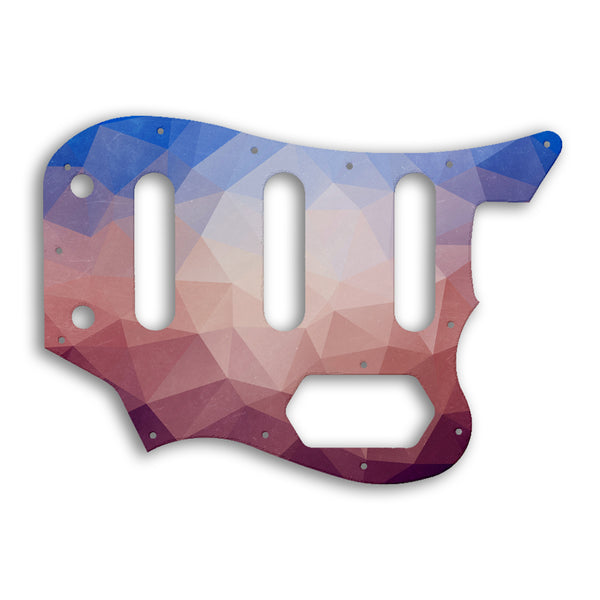 Fender Squier By Fender Vintage Modified Bass VI Custom Pickguard Scratchplate POLYGON Design