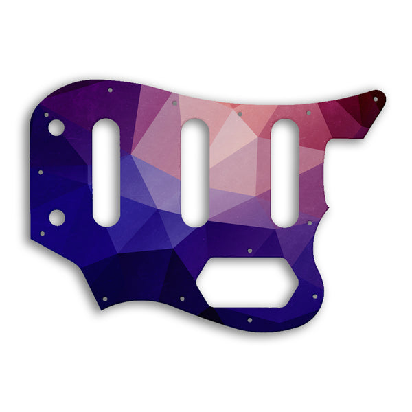 Fender Squier By Fender Vintage Modified Bass VI Custom Pickguard Scratchplate POLYGON Design