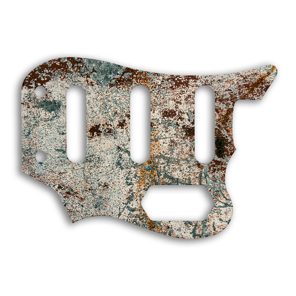 Fender Squier By Fender Vintage Modified Bass VI Custom Pickguard Scratchplate Rust Design