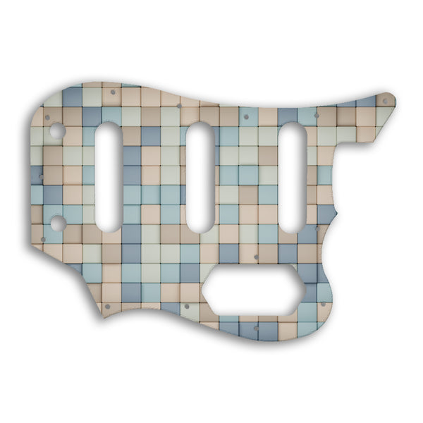 Fender Squier By Fender Vintage Modified Bass VI Custom Pickguard Scratchplate TILES Design