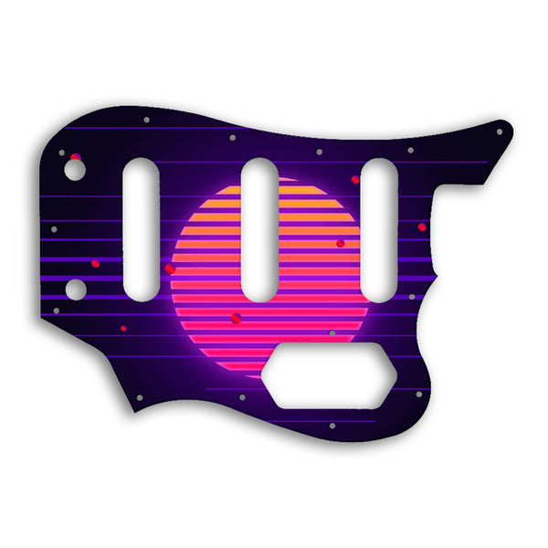 Fender Squier By Fender Vintage Modified Bass VI Custom Pickguard Scratchplate TRON Design