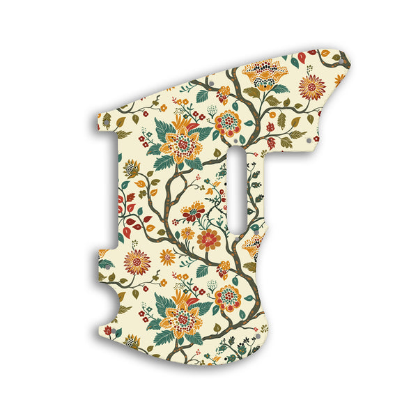 Fender SQUIER BY FENDER 2020 PARANORMAL OFFSET TELECASTER Custom Pickguard Scratchplate INDIAN_FLORAL Design