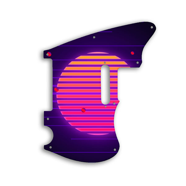 Fender SQUIER BY FENDER 2020 PARANORMAL OFFSET TELECASTER Custom Pickguard Scratchplate TRON Design