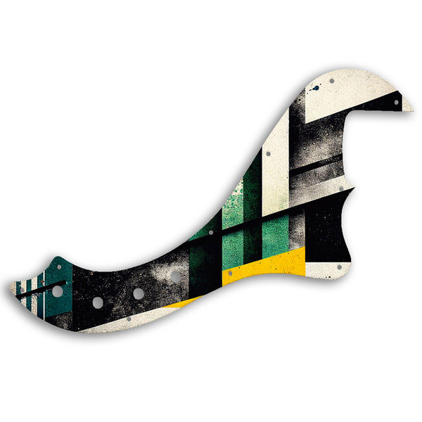 Fender SQUIER BY FENDER DELUXE DIMENSION BASS IV Custom Pickguard Scratchplate ABSTRACT Design