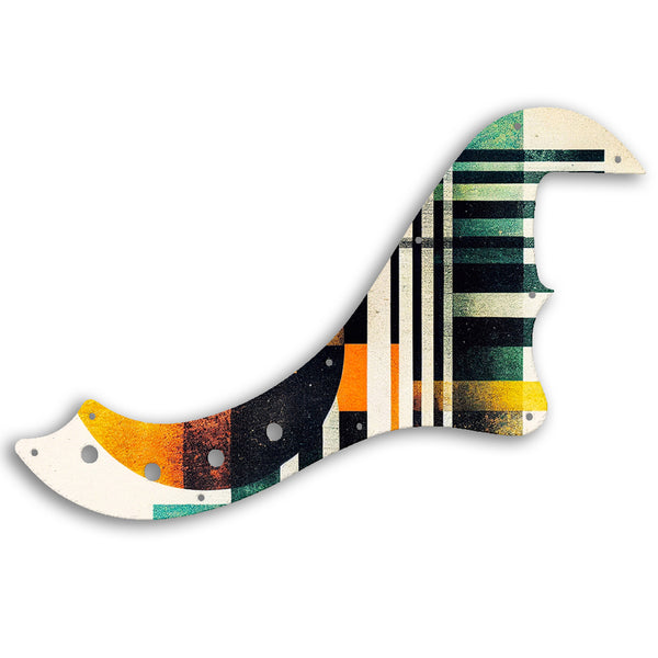 Fender SQUIER BY FENDER DELUXE DIMENSION BASS IV Custom Pickguard Scratchplate ABSTRACT Design