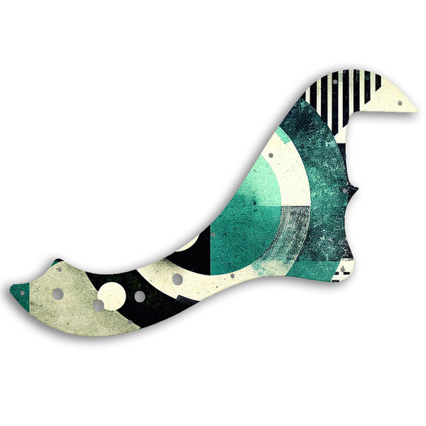 Fender SQUIER BY FENDER DELUXE DIMENSION BASS IV Custom Pickguard Scratchplate ABSTRACT Design