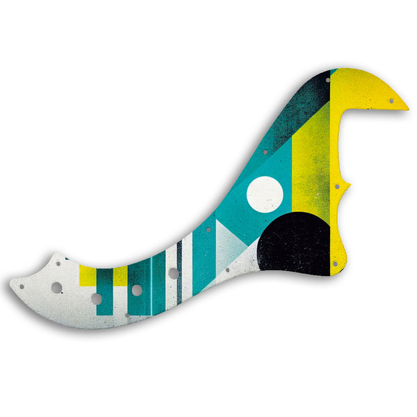 Fender SQUIER BY FENDER DELUXE DIMENSION BASS IV Custom Pickguard Scratchplate ABSTRACT Design