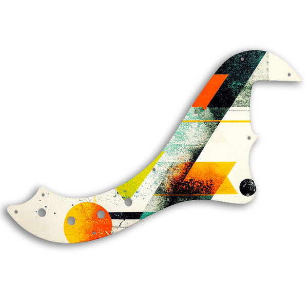 Fender SQUIER BY FENDER DELUXE DIMENSION BASS IV Custom Pickguard Scratchplate ABSTRACT Design