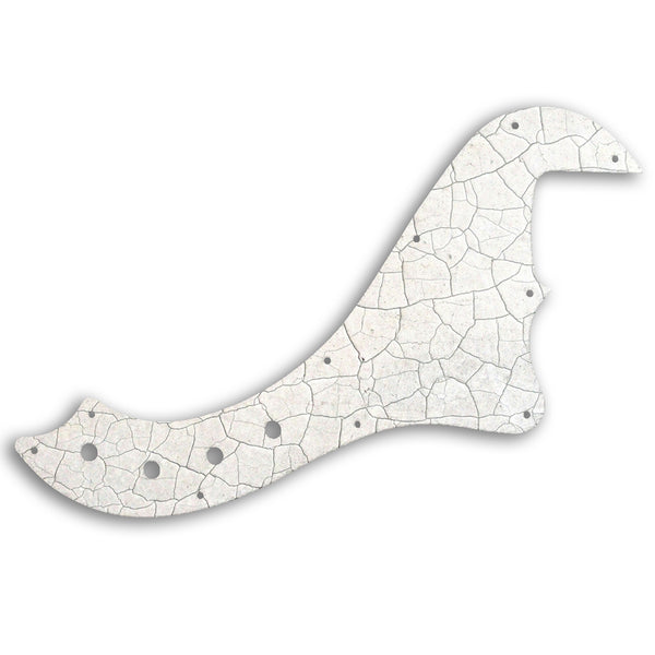 Fender SQUIER BY FENDER DELUXE DIMENSION BASS IV Custom Pickguard Scratchplate CRACKED Design