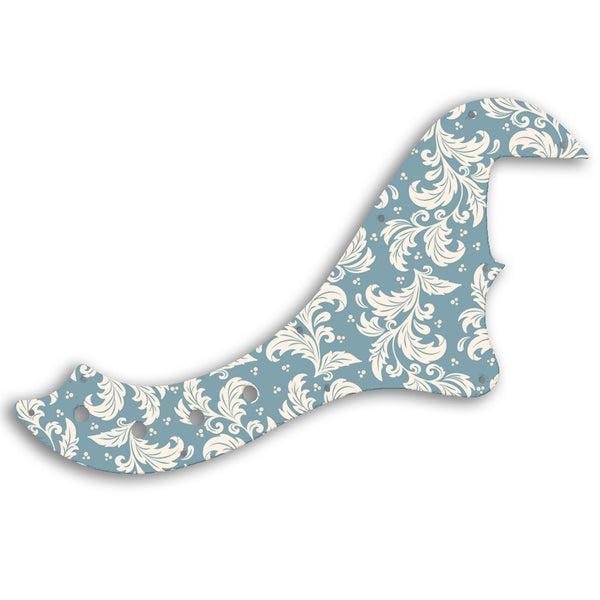 Fender SQUIER BY FENDER DELUXE DIMENSION BASS IV Custom Pickguard Scratchplate Floral Design