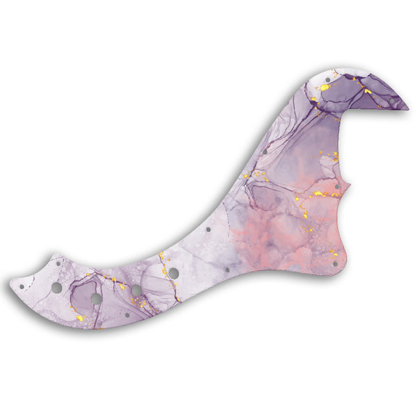 Fender SQUIER BY FENDER DELUXE DIMENSION BASS IV Custom Pickguard Scratchplate Marble Design