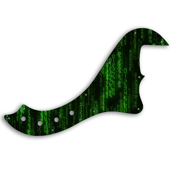 Fender SQUIER BY FENDER DELUXE DIMENSION BASS IV Custom Pickguard Scratchplate MATRIX Design