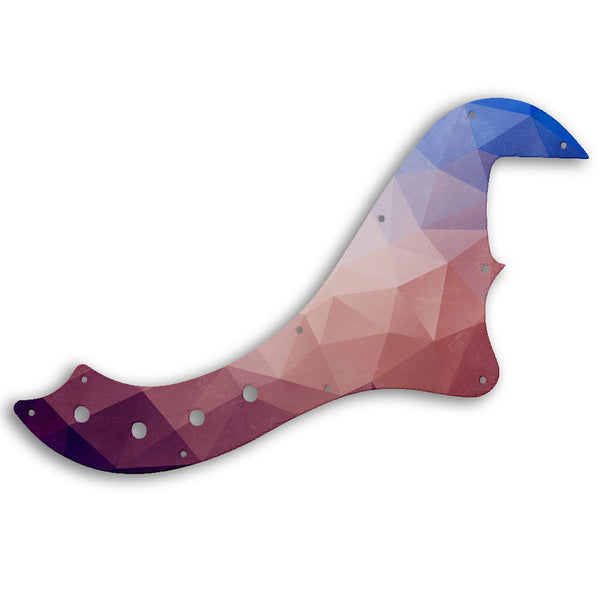 Fender SQUIER BY FENDER DELUXE DIMENSION BASS IV Custom Pickguard Scratchplate POLYGON Design