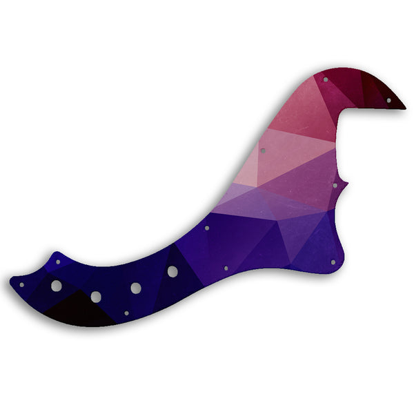 Fender SQUIER BY FENDER DELUXE DIMENSION BASS IV Custom Pickguard Scratchplate POLYGON Design