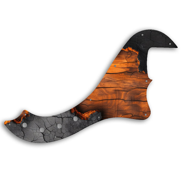 Fender SQUIER BY FENDER DELUXE DIMENSION BASS IV Custom Pickguard Scratchplate Wood Design