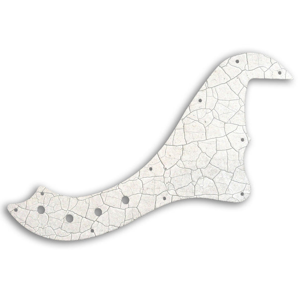 Fender SQUIER BY FENDER DELUXE DIMENSION BASS V Custom Pickguard Scratchplate CRACKED Design