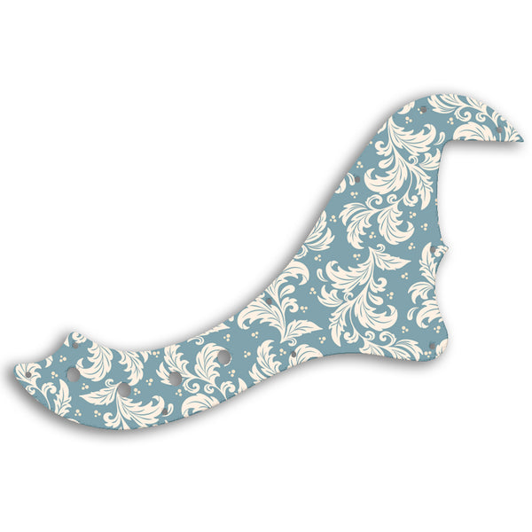 Fender SQUIER BY FENDER DELUXE DIMENSION BASS V Custom Pickguard Scratchplate Floral Design