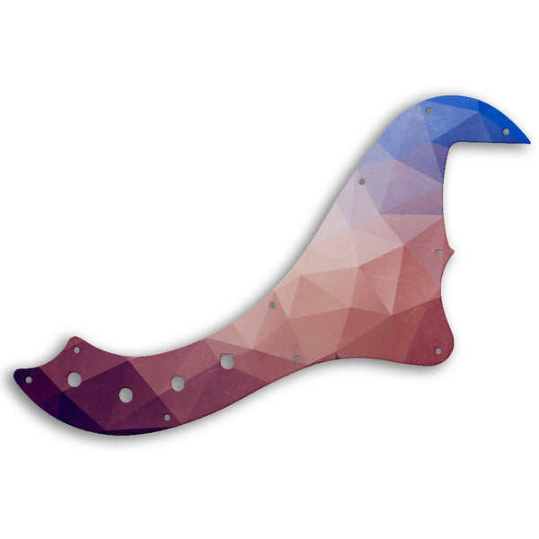 Fender SQUIER BY FENDER DELUXE DIMENSION BASS V Custom Pickguard Scratchplate POLYGON Design