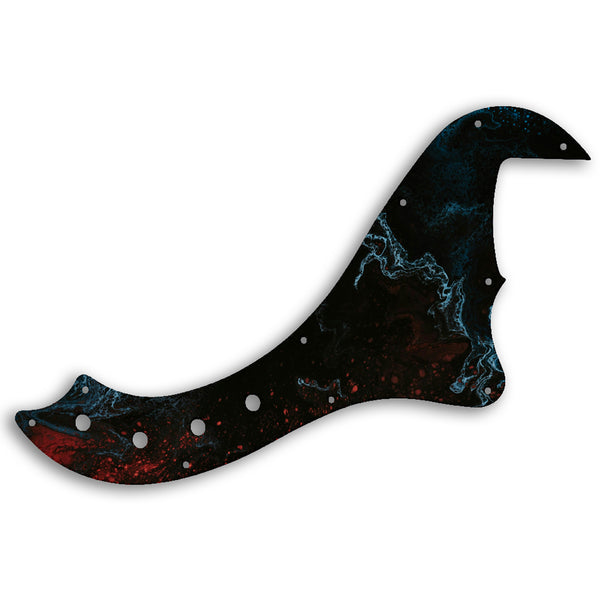 Fender SQUIER BY FENDER DELUXE DIMENSION BASS V Custom Pickguard Scratchplate SWIRL Design