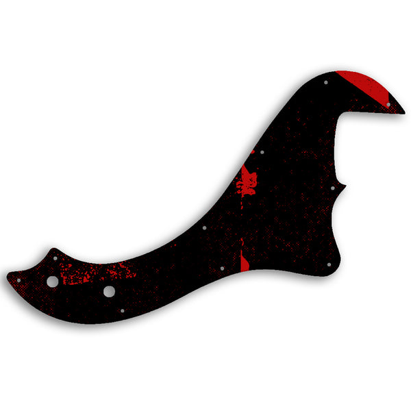 Fender STANDARD DIMENSION BASS IV Custom Pickguard Scratchplate ABSTRACT Design