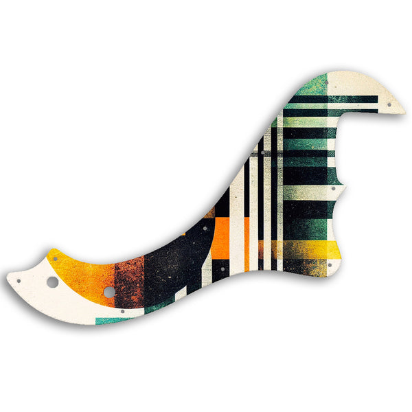 Fender STANDARD DIMENSION BASS IV Custom Pickguard Scratchplate ABSTRACT Design