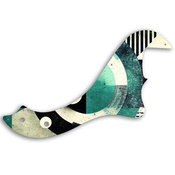 Fender STANDARD DIMENSION BASS IV Custom Pickguard Scratchplate ABSTRACT Design