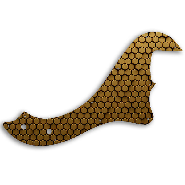 Fender STANDARD DIMENSION BASS IV Custom Pickguard Scratchplate HONEYCOMB Design